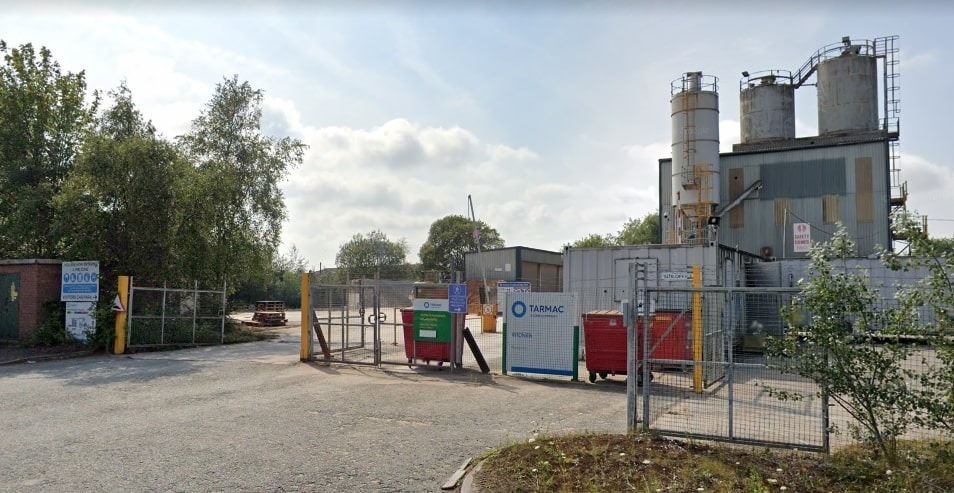 Former Tarmac site, Foundry Lane, Golden Triangle, Widnes - earmarked for housing. Photo from Google Streetview, cleared for use by BBC partners.