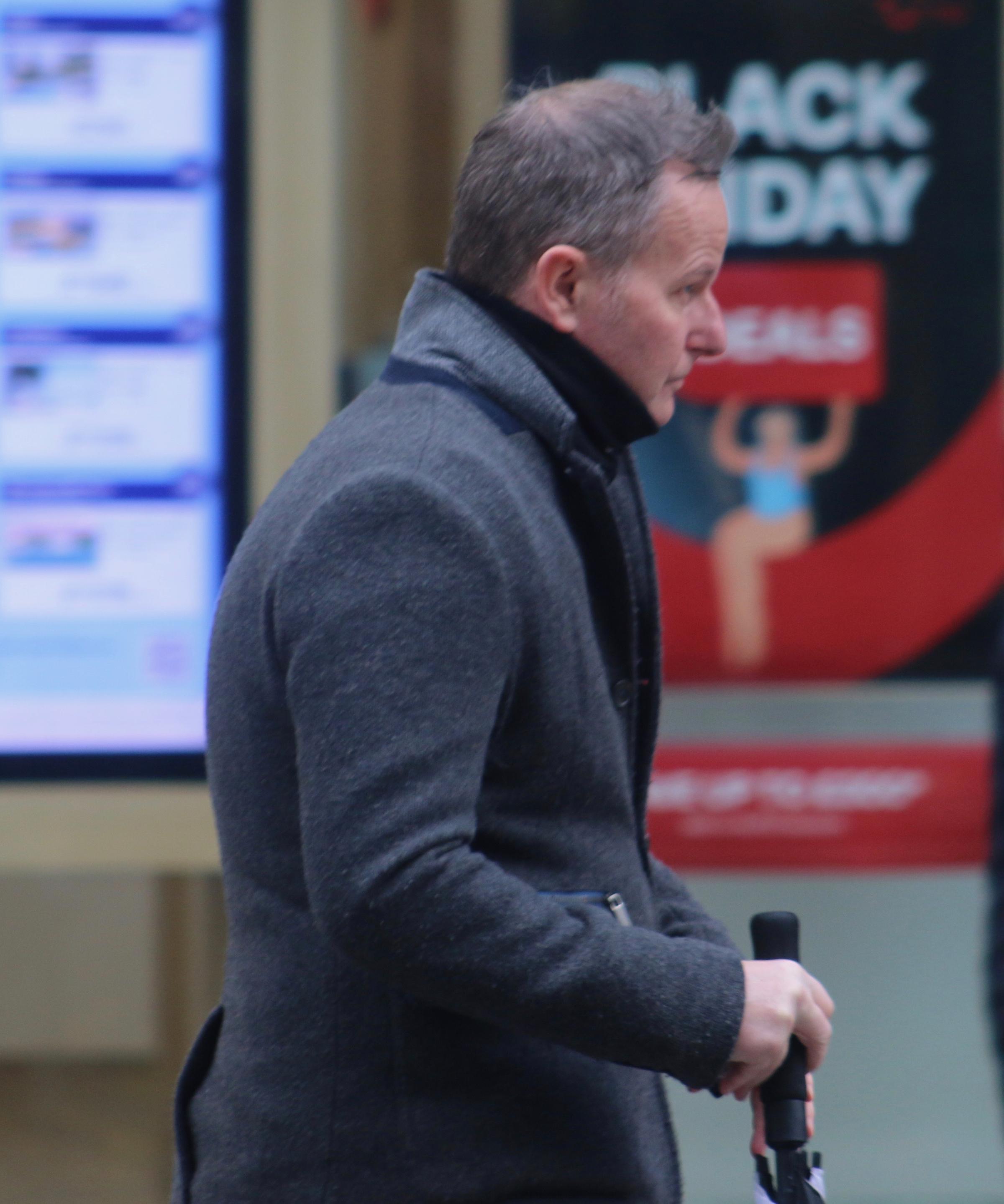 Gary Marsden leaving Liverpool Crown Court after receiving a suspended sentence